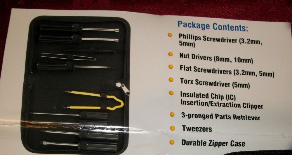 iConcepts 11 Piece PC Tool Set Kit- #73152