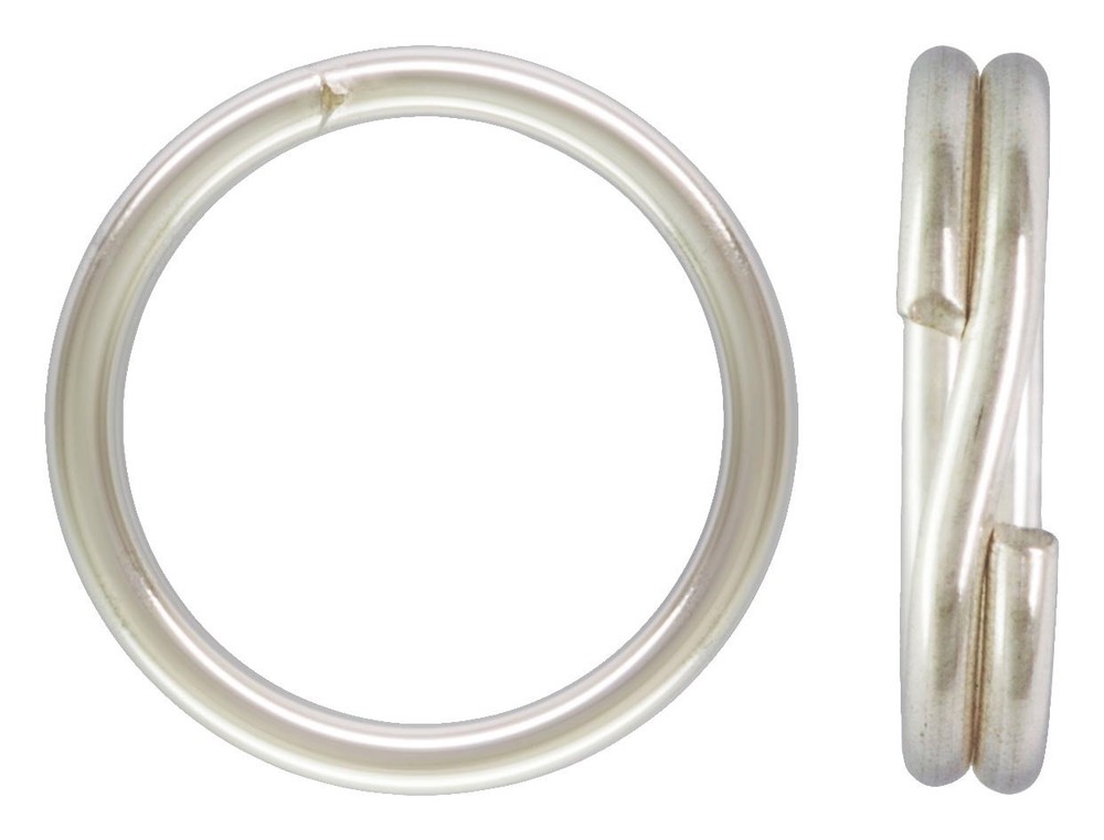 5mm Split Ring Silver Platted Aprox. 100 Pieces