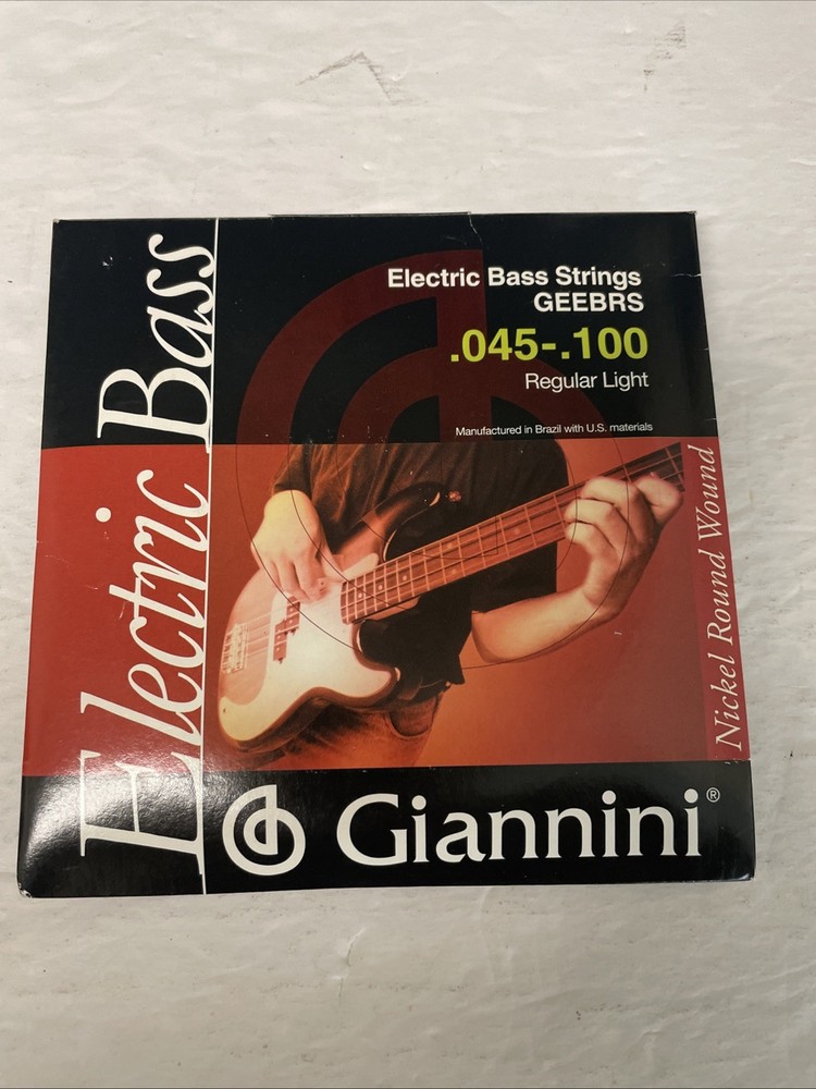 Giannini Electric Bass Strings .045-.100 Regular Light 4 Pack