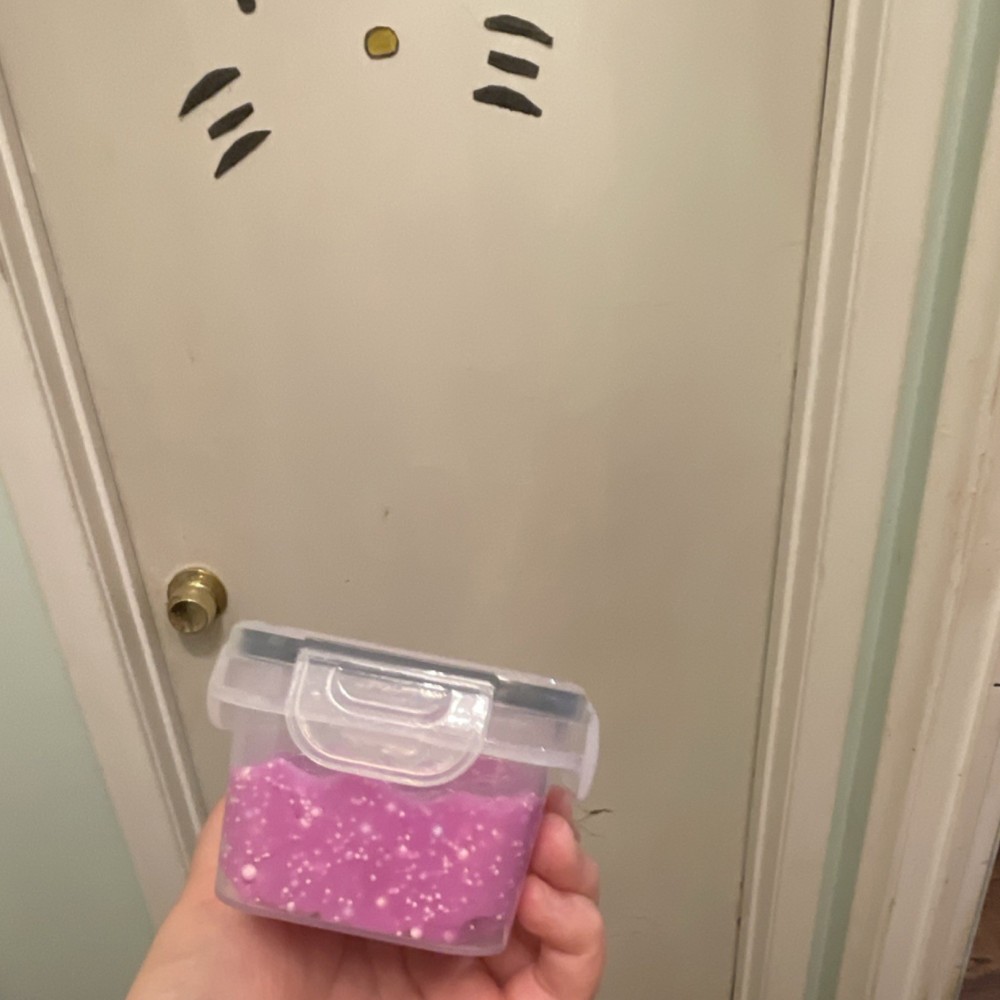 Strawberry birthday cake slime ￼
