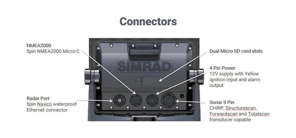 Simrad GO Chartplotter and Fish Finder, with Transducer and Radar Options, Pr...