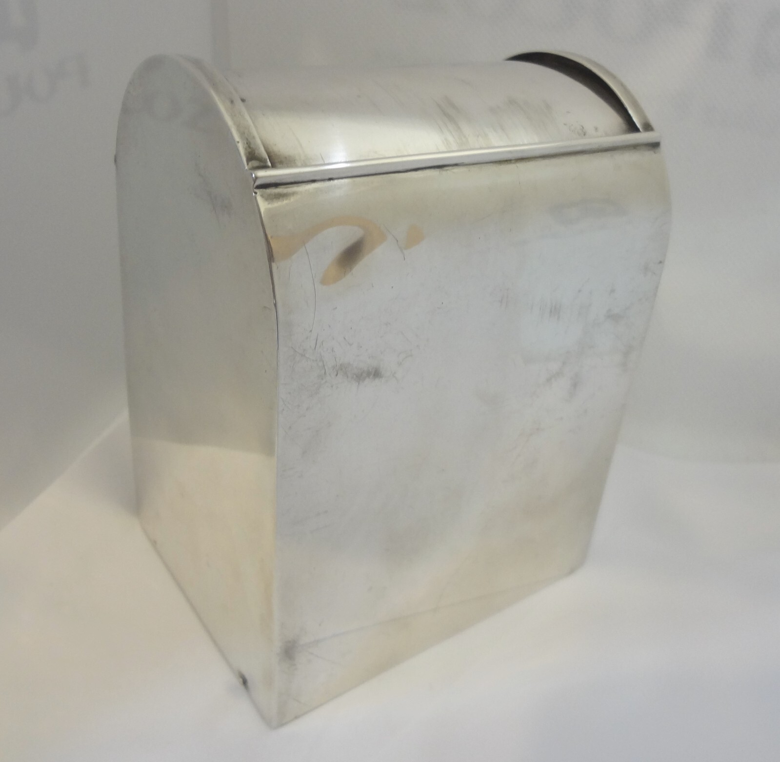 1902 William Comyns (London) Lined Sterling Silver Jewelry Ormolu Casket Box