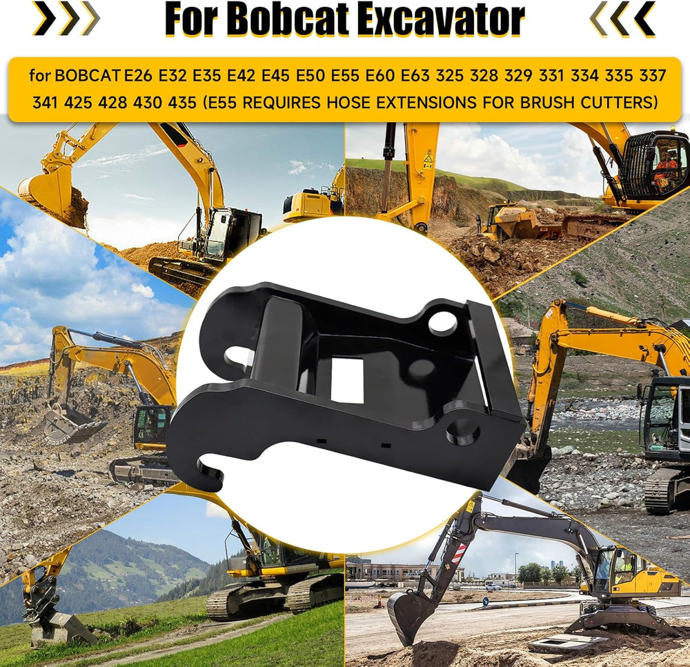 X-Change Coupler Bracket, Mini Excavator Quick Change Hitch Attachments, Small E