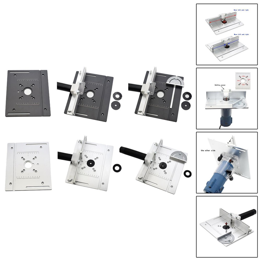 Router Table Insert Plate Auxiliary Tool Wood Tools Multifunction Wood Milling