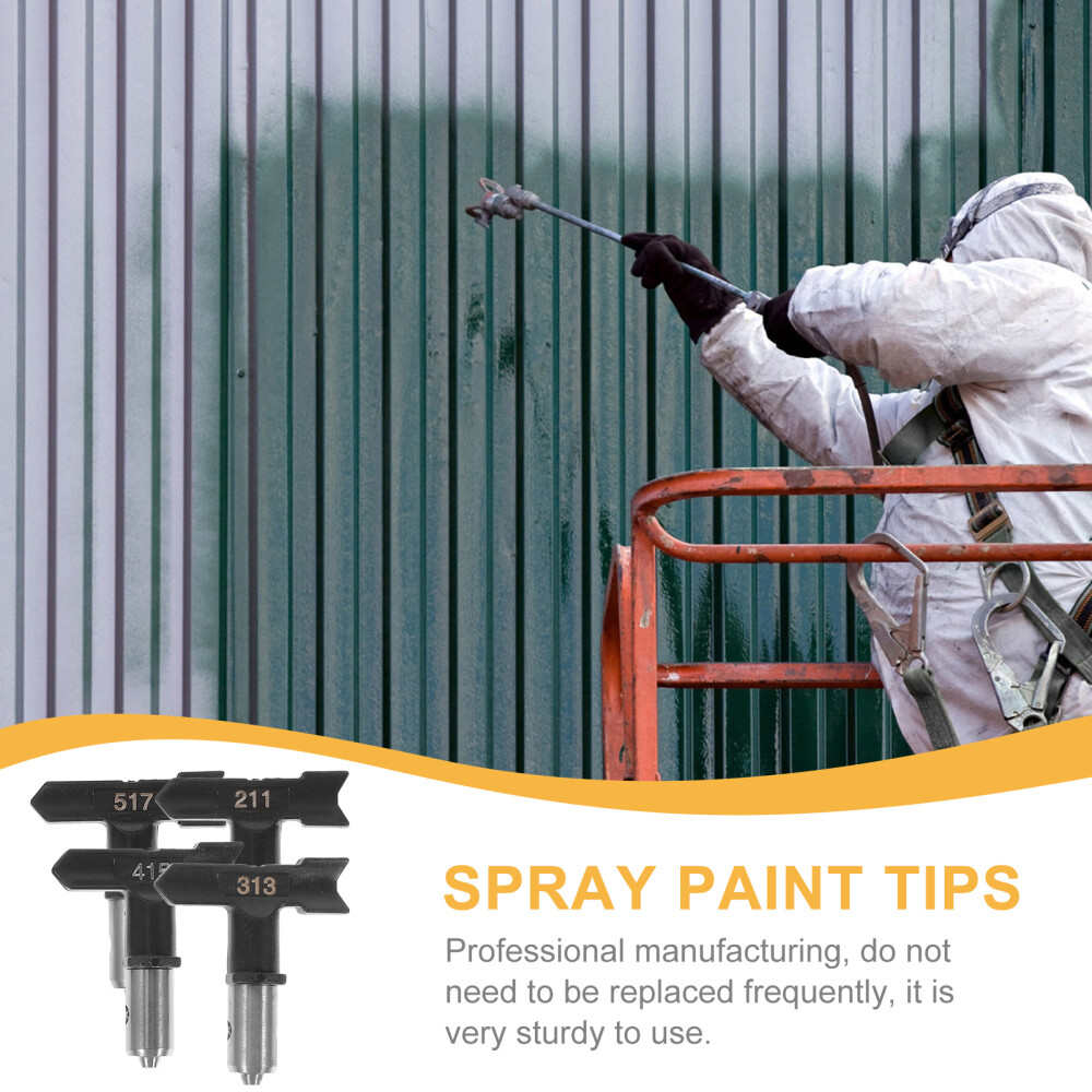 4Pcs Sprayer Nozzle Paint Accessories Nozzles Airless Attachments