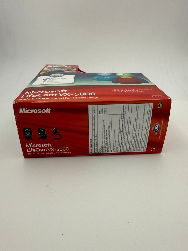MICROSOFT LIFECAM VX-5000 WEB CAM World Class VGA Optics