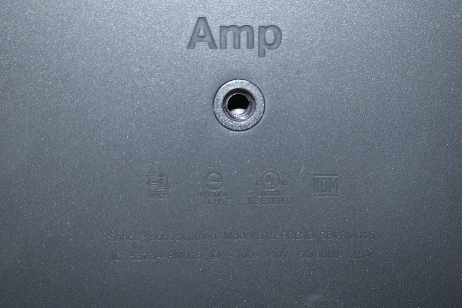 SONOS AMP 250W 2.1-CH AMPLIFIER WITH POWER CORD | AMPG1US1BLK | BLACK