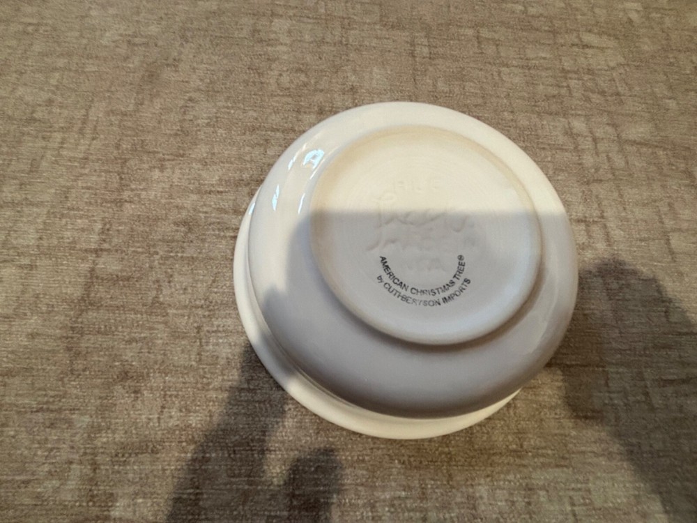 Fiesta Christmas Tree 4 piece place setting by Cuthbertson. Rare.