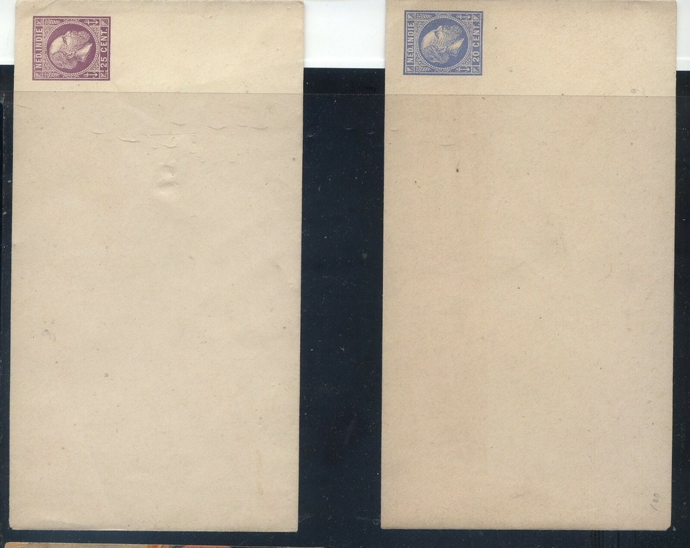 Netherlands  Indies   2  postal  envelope  unused