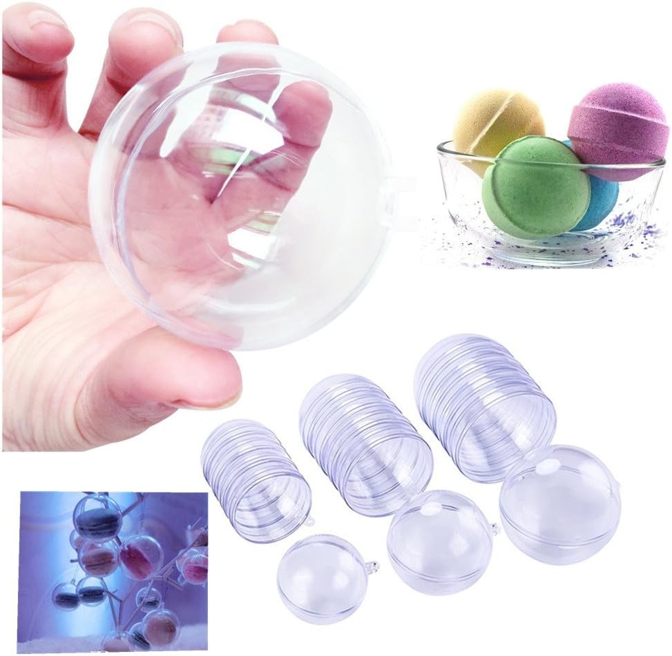 Bath Bomb ,  DIY Clear Hemisphere Ball  for Wedding Party