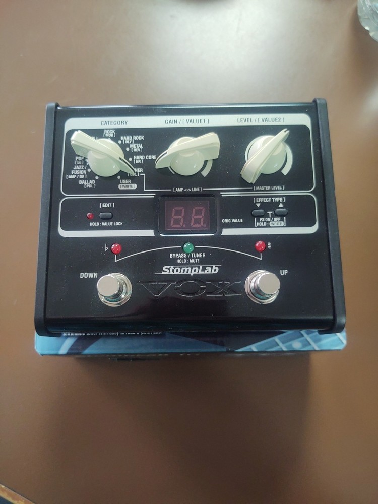 Vox StompLab IG 1G Modeling Guitar Effects Pedal