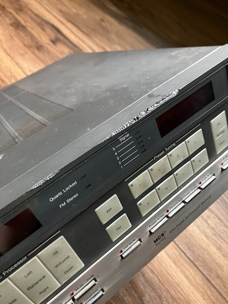 MCS 3625 Modular Component Systems Digital Synthesized Stereo Receiver Tested