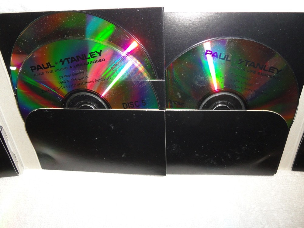 KISS Paul Stanley Face the Music A Life Exposed Read by Paul 10CD’s 12.5 Hrs