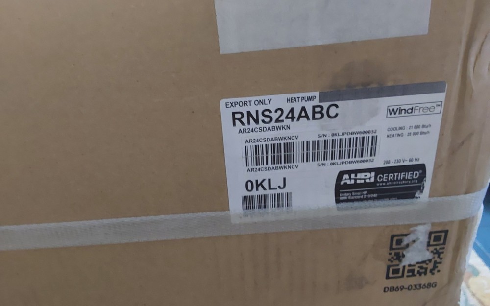 SAMSUNG RNS24ABC Wall Unit WindFree
