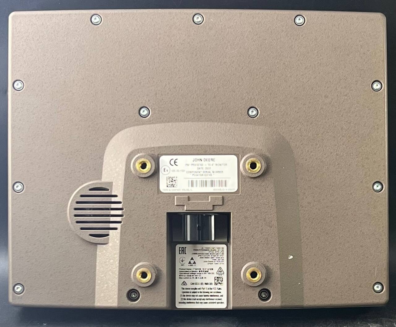John Deere Autotrac Cab 10.4” Monitor PFA10760 GS 4600 or 4640 extended display
