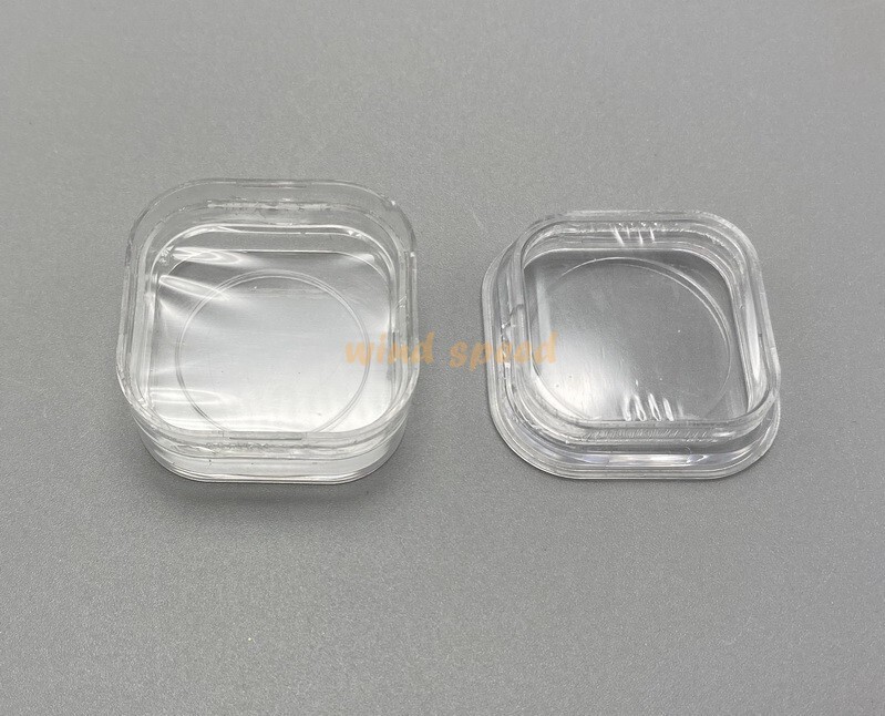 20pcs Denture Hinged Display Box Storage Crown Jewelry Chip Boxes Membrane Case