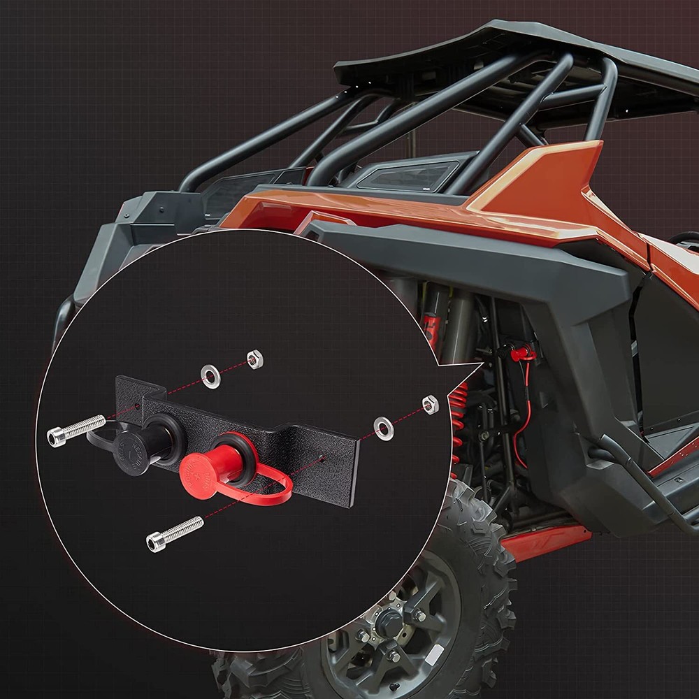 Remote Battery Terminal Relocation Kit Battery Jump Post Universal for UTV ATV