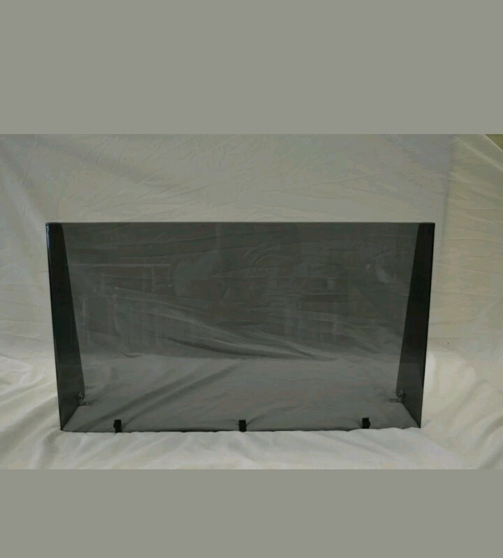 Universal boat windshield 25 1/2",  1/4" premium plexiglass, center console