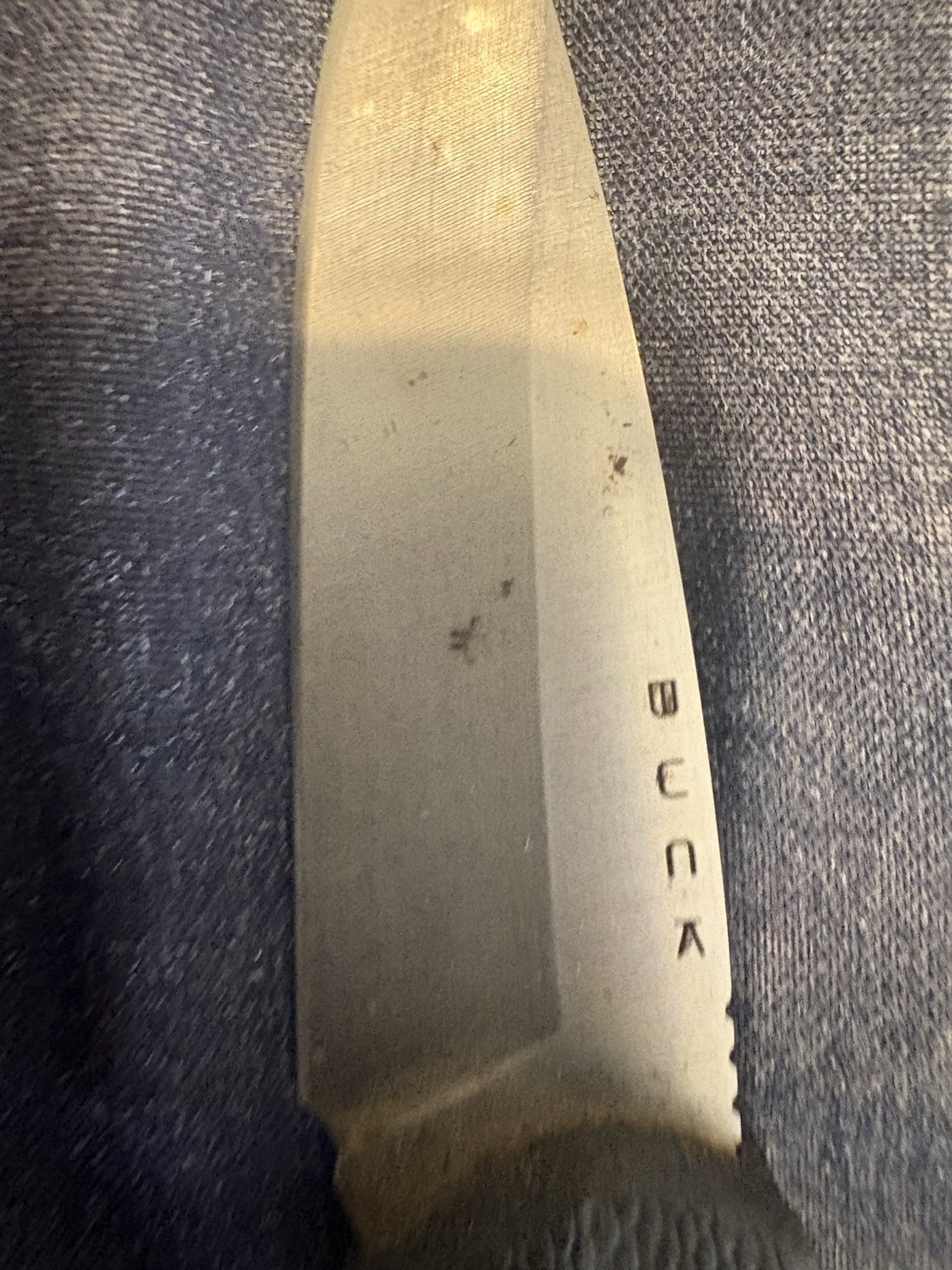 Buck Hunting Knife W Sheath.