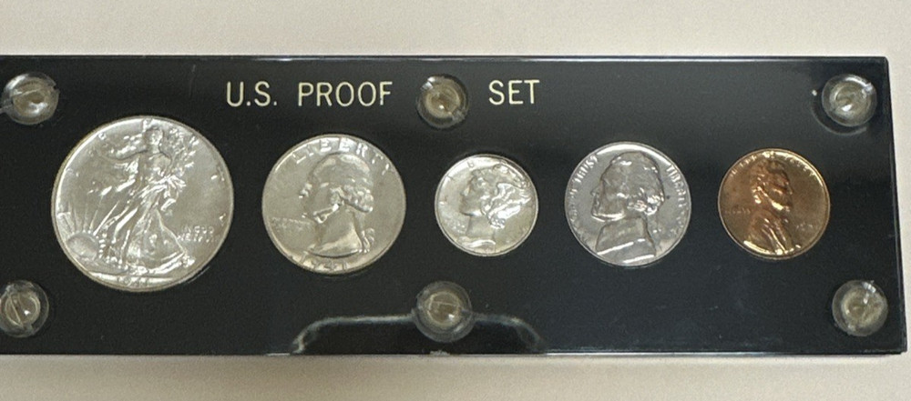 1941 U.S. Proof Set - Black Hard Plastic Holder