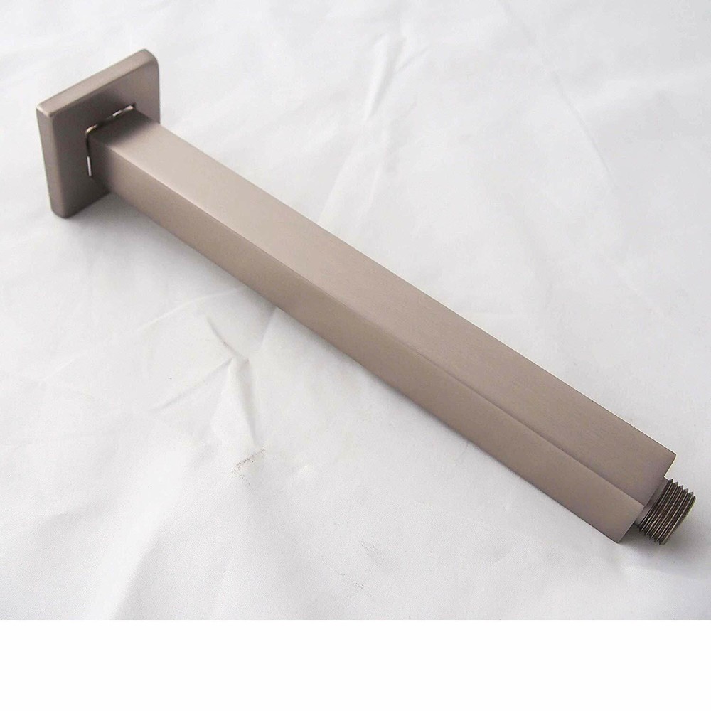 Bathroom Shower Set Ceiling Mount Rainfall 6 Spray 20"x40" Brushed Nickel