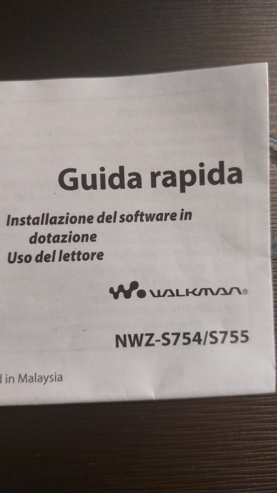 walkman MP3 NWZ - S754