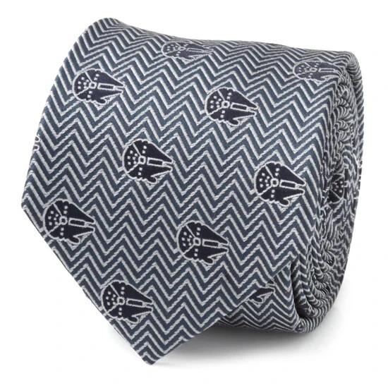 Star Wars Millennium Falcon Herringbone Men's Tie