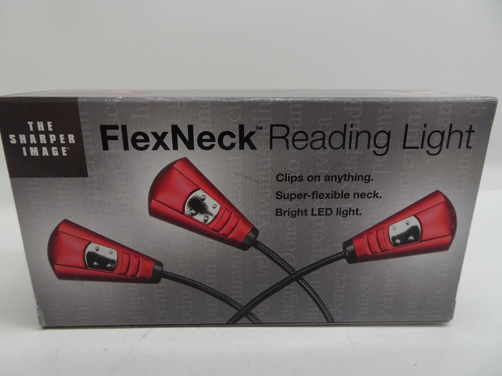 Flex Neck Reading Light By The Sharper Image