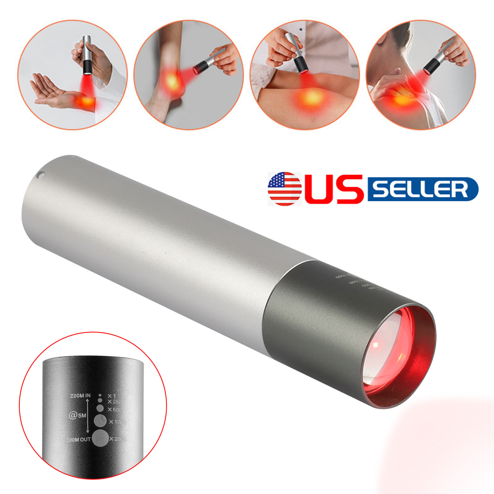 Red Light Therapy Device Infrared Light Therapy 630/660/850/940nm for Pain Relif