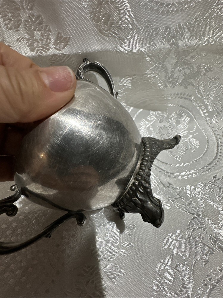 Vintage Silver-Plated Sugar & Creamer