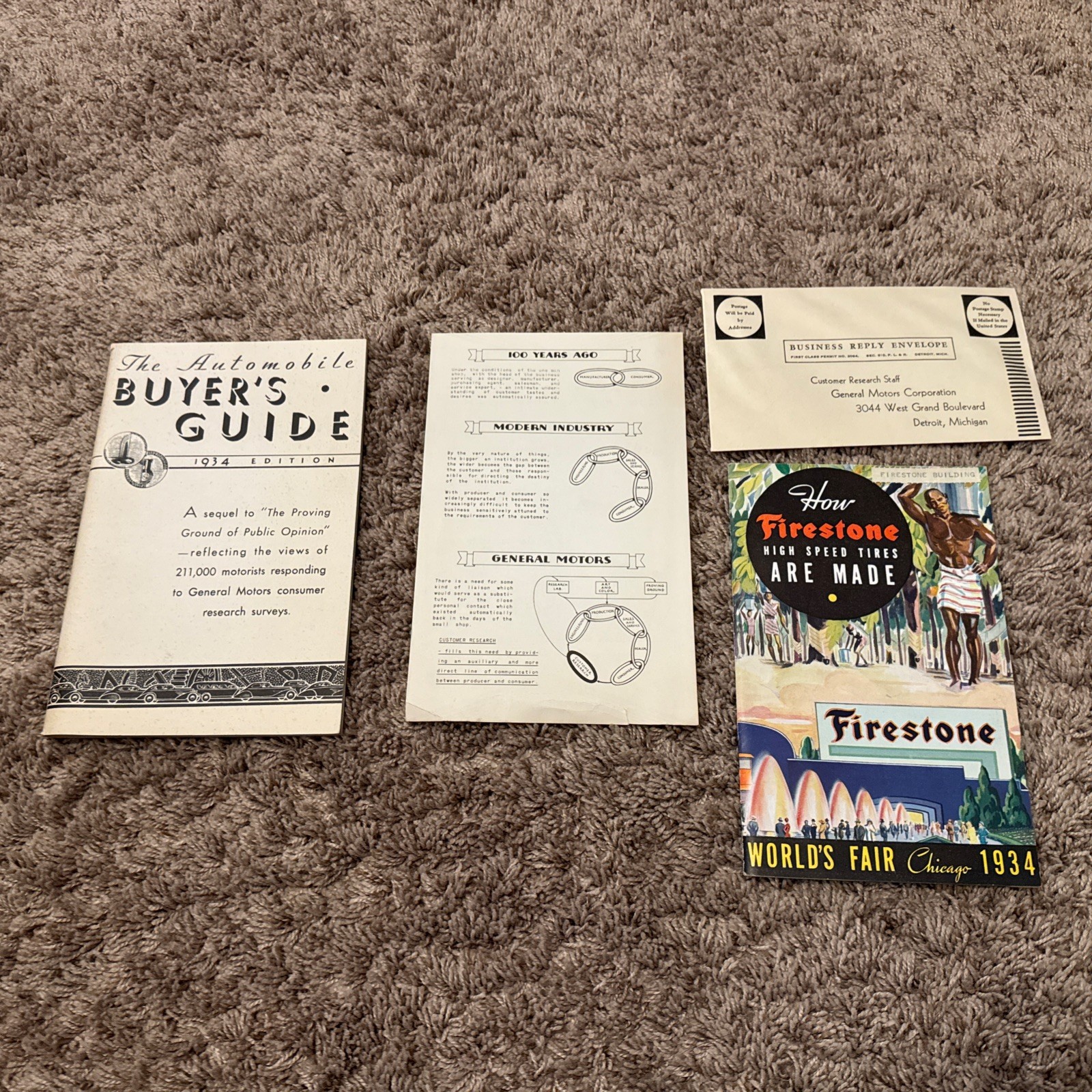 Chevrolet, GM, Ford Vintage Advertising - World’s Fair Century Of Progress