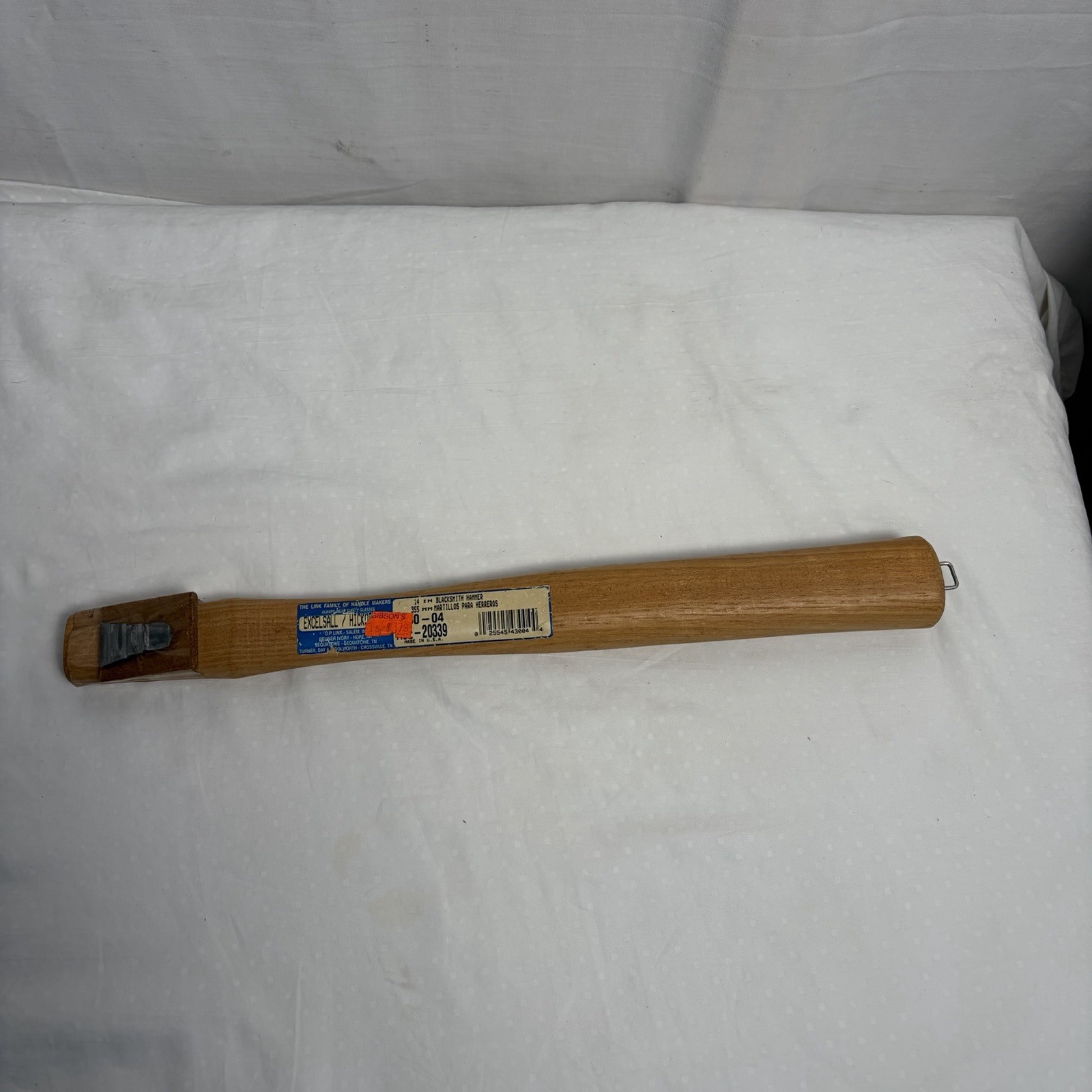 Vintage  14”Link Excelsall Hickory Wood Blacksmith Hammer Handle Brand New!