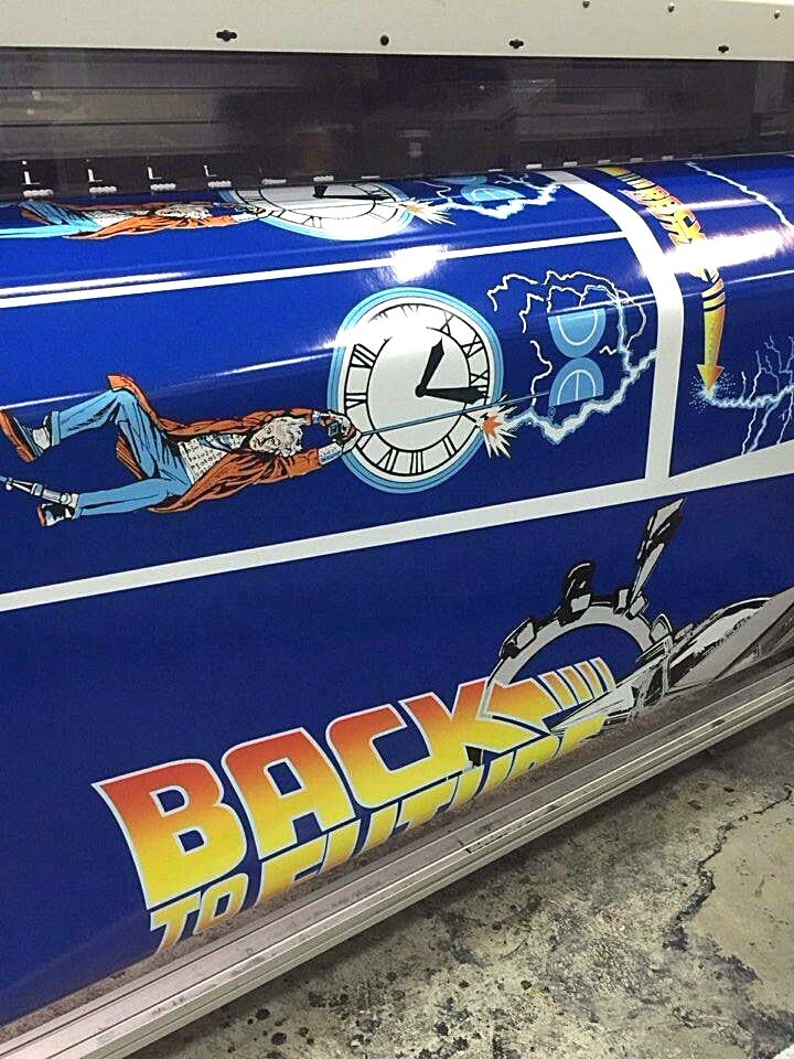 BACK TO THE FUTURE DATA EAST  PINBALL DECALS