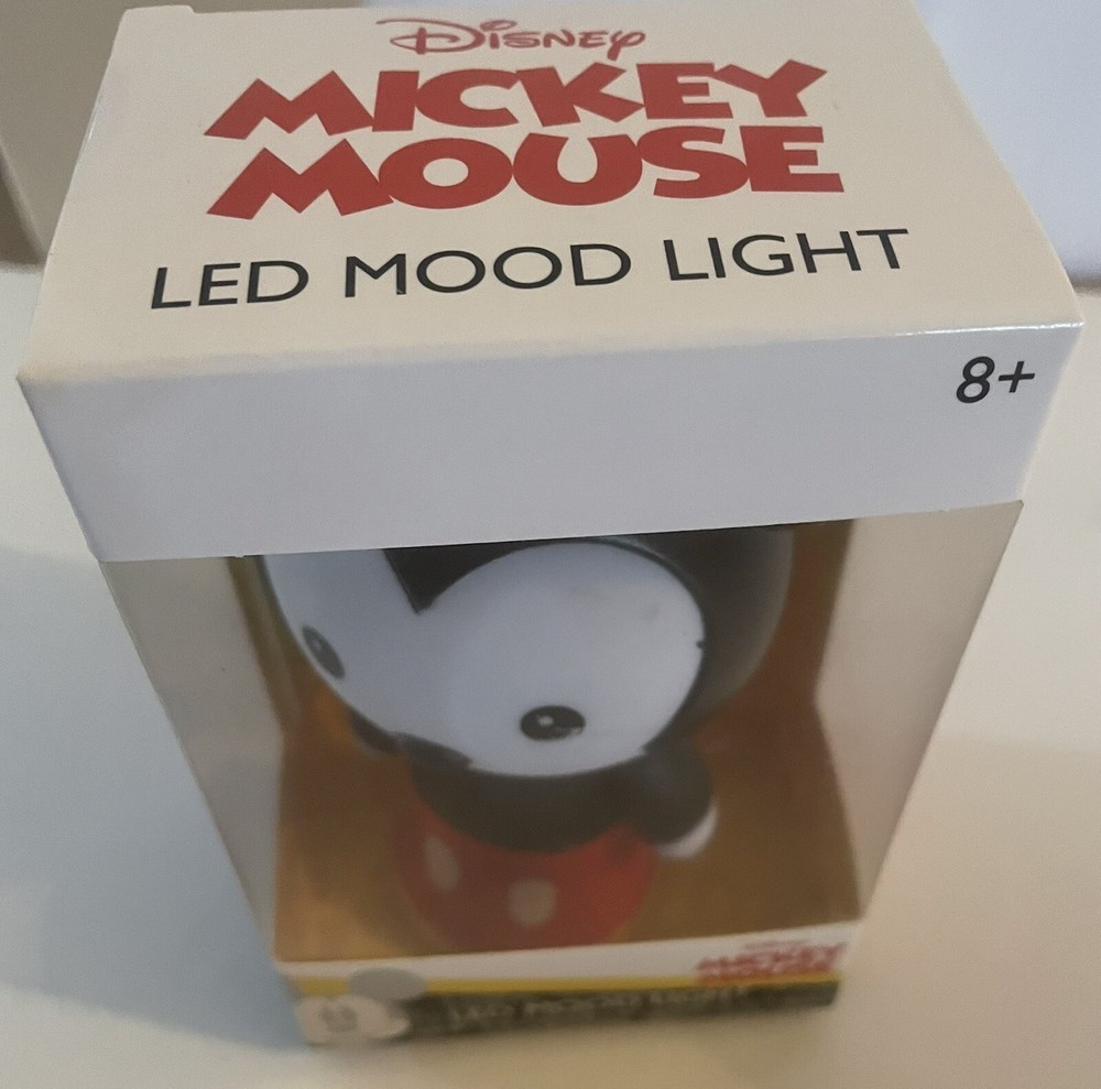 Disney Mickey Mouse 5" LED Mood Light Led Powered New