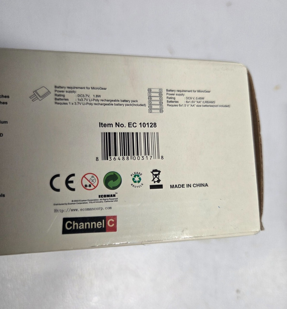 Micro Gear Ecoman Mini Lightweight Helicopter EC 10128