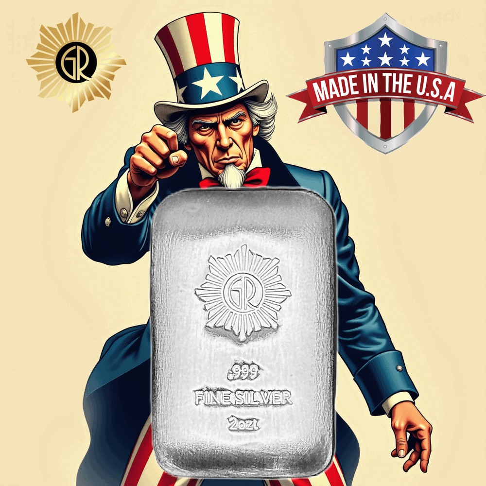 2 oz Silver .999 Cast Bar