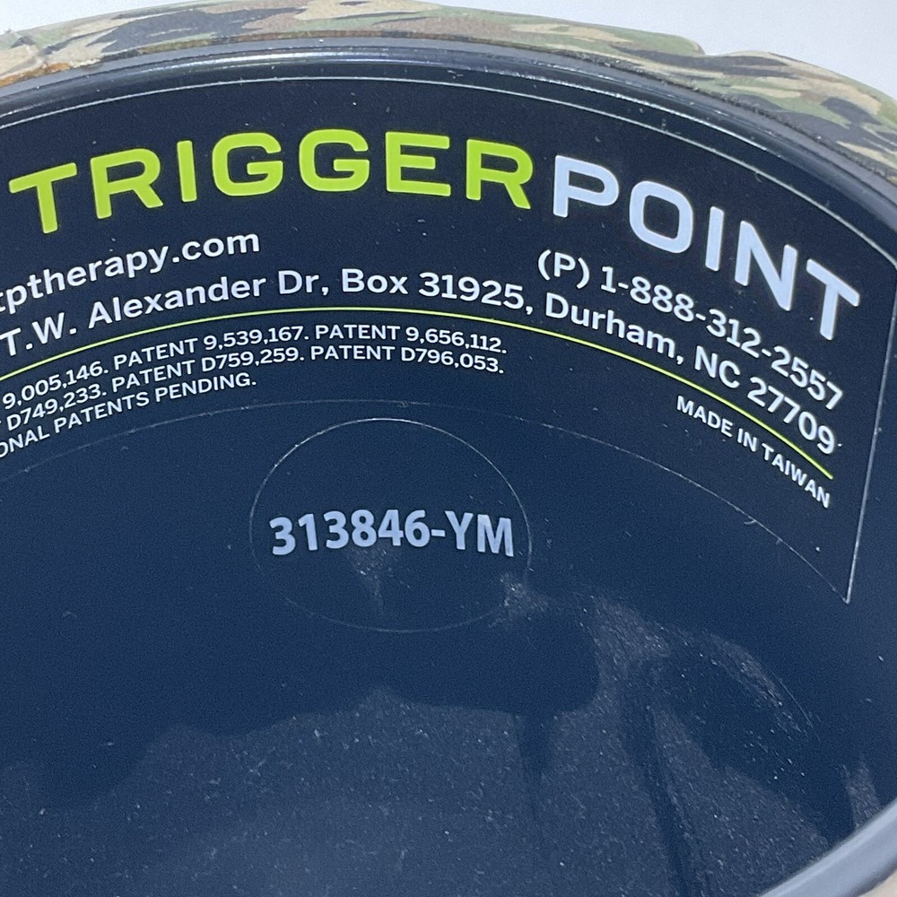 Trigger Point Performance 12" Solid Core Foam Roller Muscle recovery Camouflage