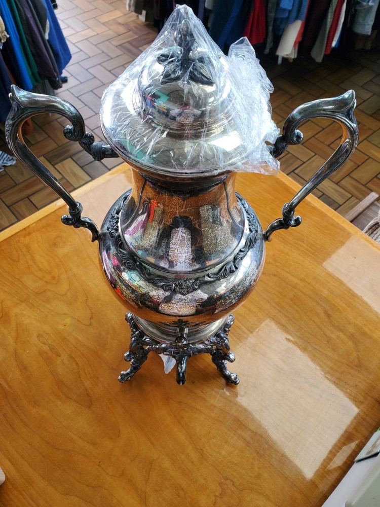 Vintage Ornate "King Francis" Silver Plated Coffee Urn