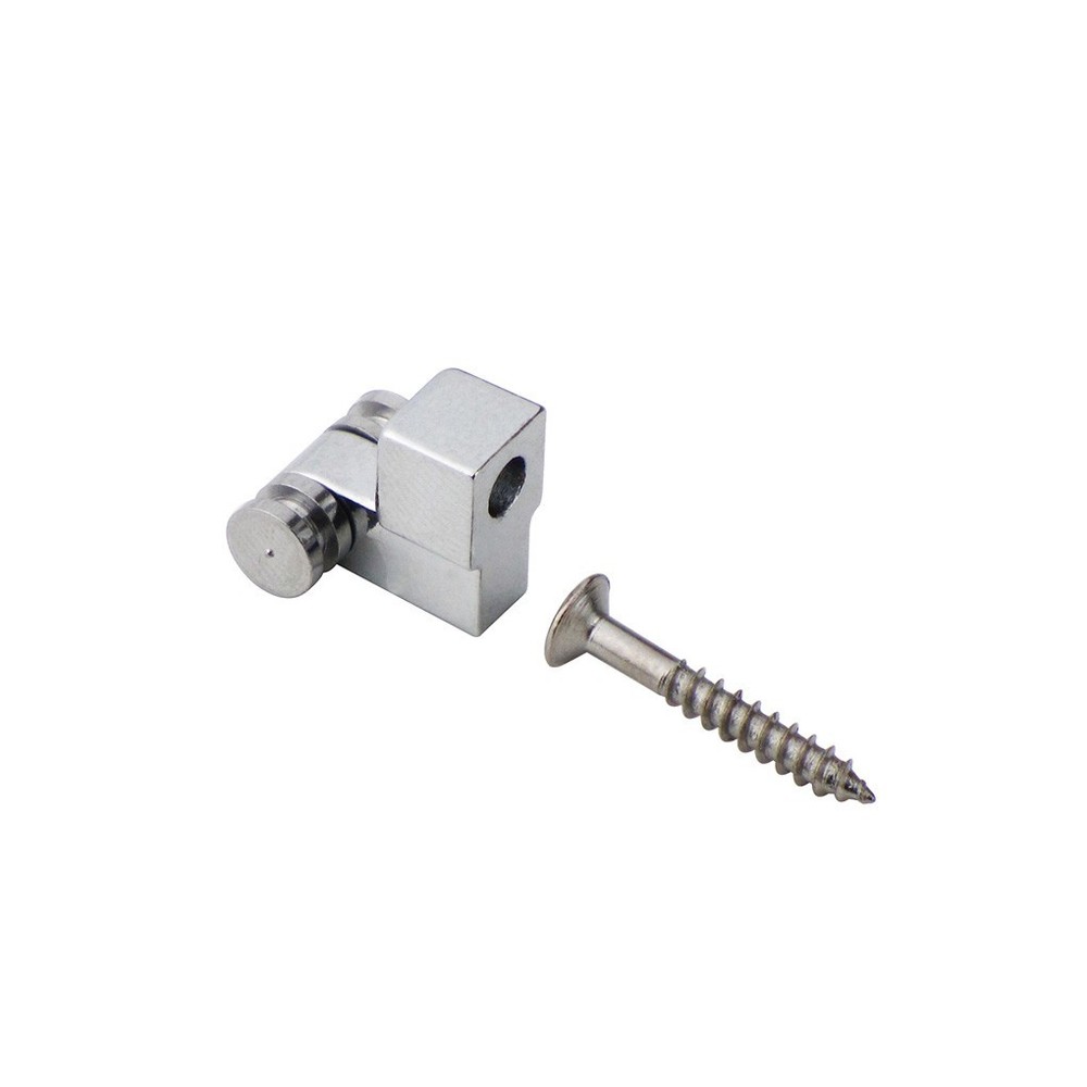 2PC Chrome Electric Guitar Roller String Trees String Guides Retainers & Screws