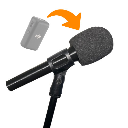 DJI Mic & DJI Mic 2 - Handheld Wireless Microphone Interview Adapter Handle