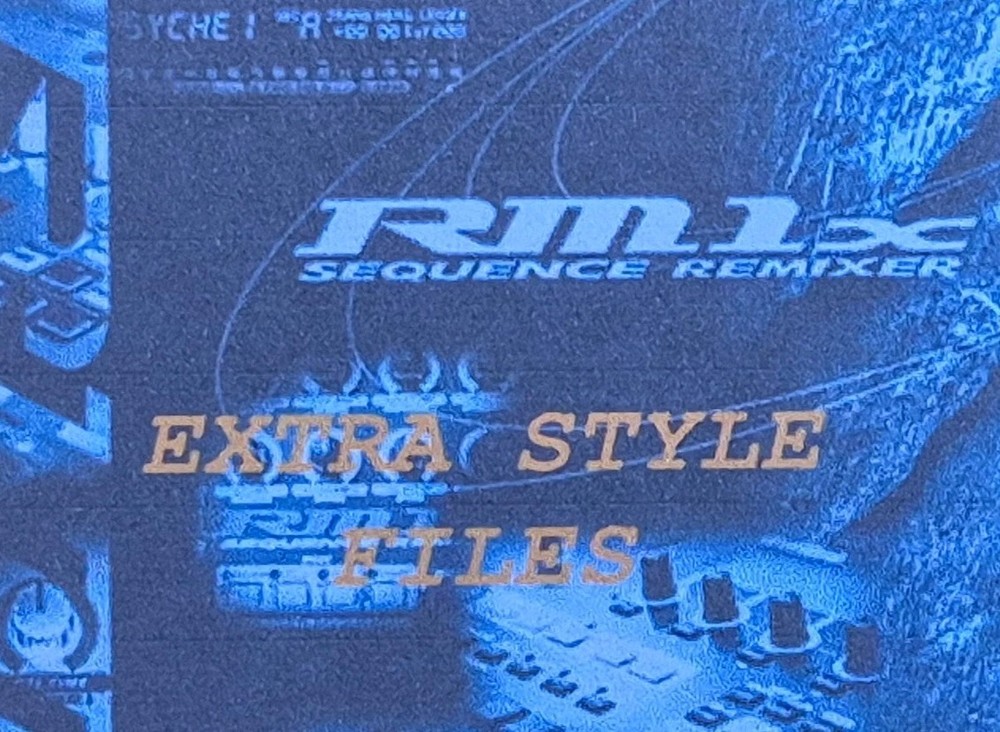 Yamaha RM1X Sequence Remixer Drum Synthesizer Floppy Disk Styles