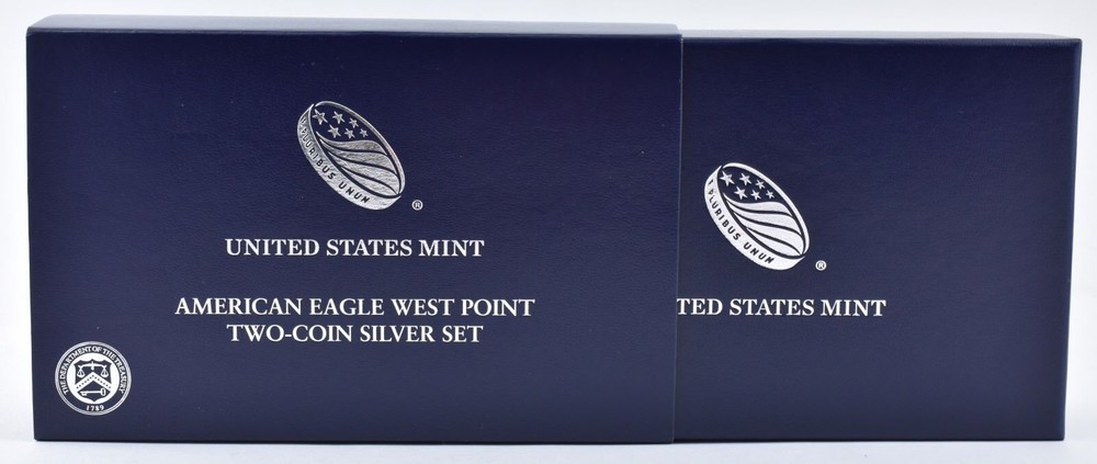 2013 American Eagle WP Two Coin Silver Proof Set Empty Box w/ COA