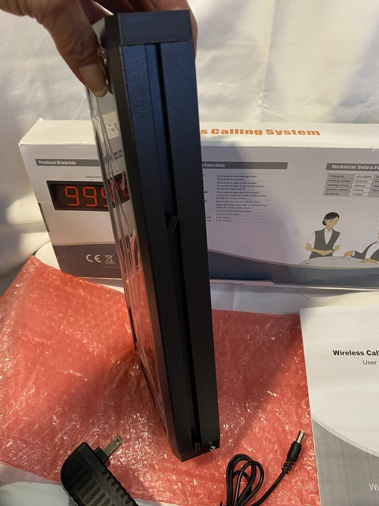 wireless calling system reciever model ZJ-39