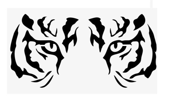 Tiger Stencil Template Airbrush Paint #33