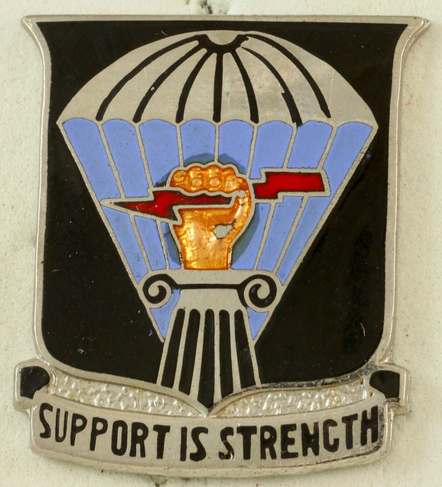 101st Division Support Group Crest DI/DUI CB M7 HM