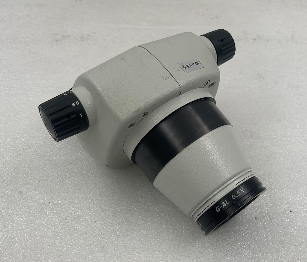 Sciencescope Stereozoom Microscope Head W/ G-AL 0.5X