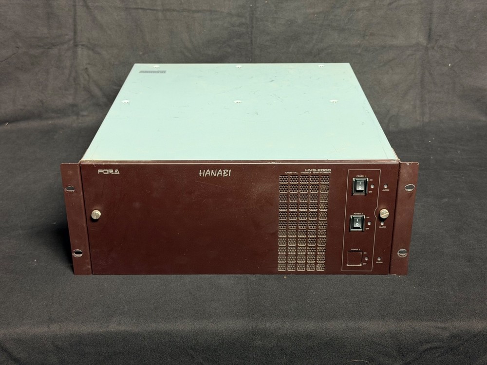 For.A HVS-2000 3G/HD 2 M/E Video Switcher w/ HVS-2240OU Switcher Panel