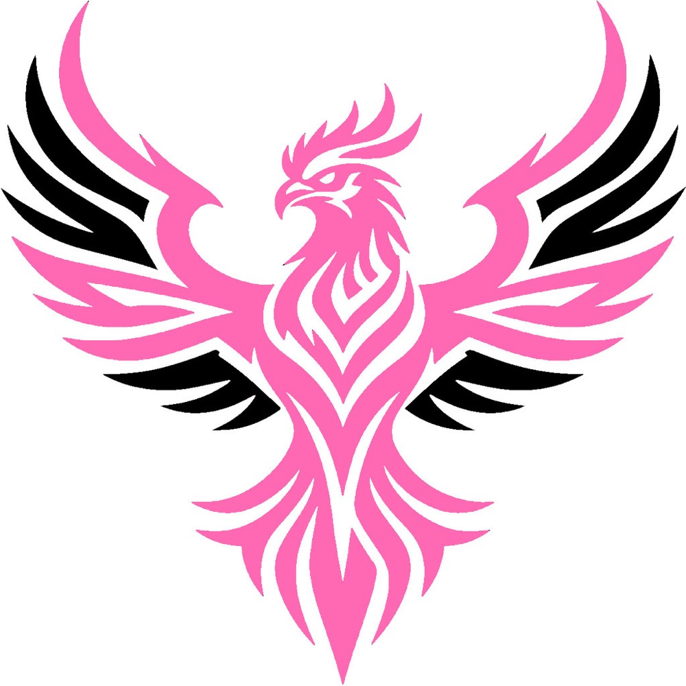 30 Custom Pink Wild Phoenix Personalized Address Labels