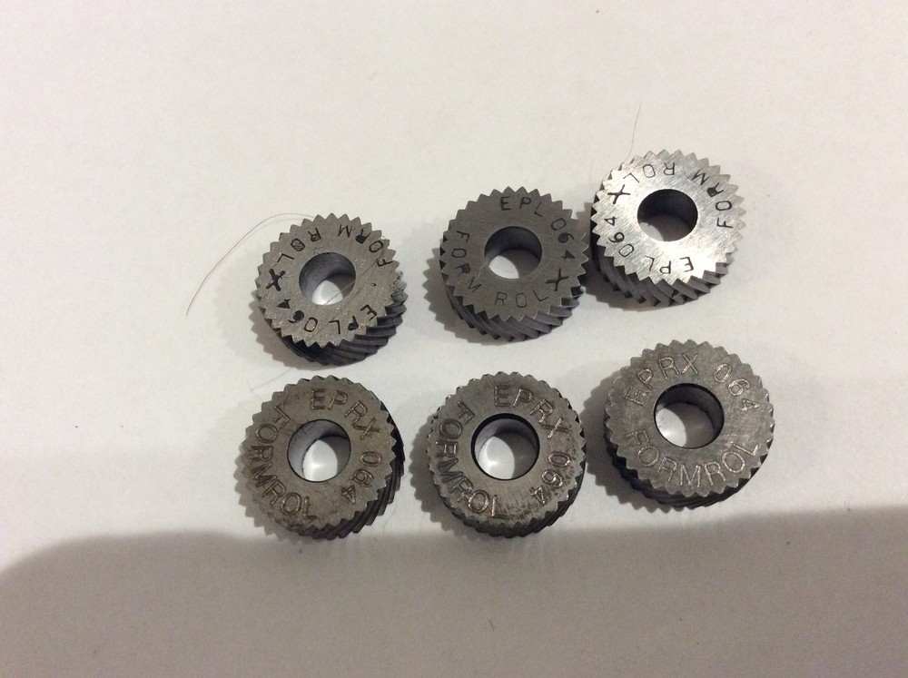 6 Pcs FORM ROL KNURLS  EPR-064 EPL-064