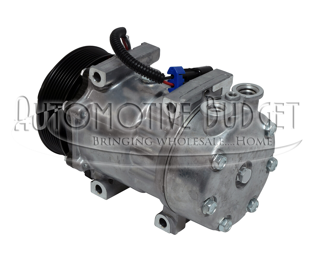 A/C Compressor w/Clutch for Sanden 4081, 4322, 4398 - NEW